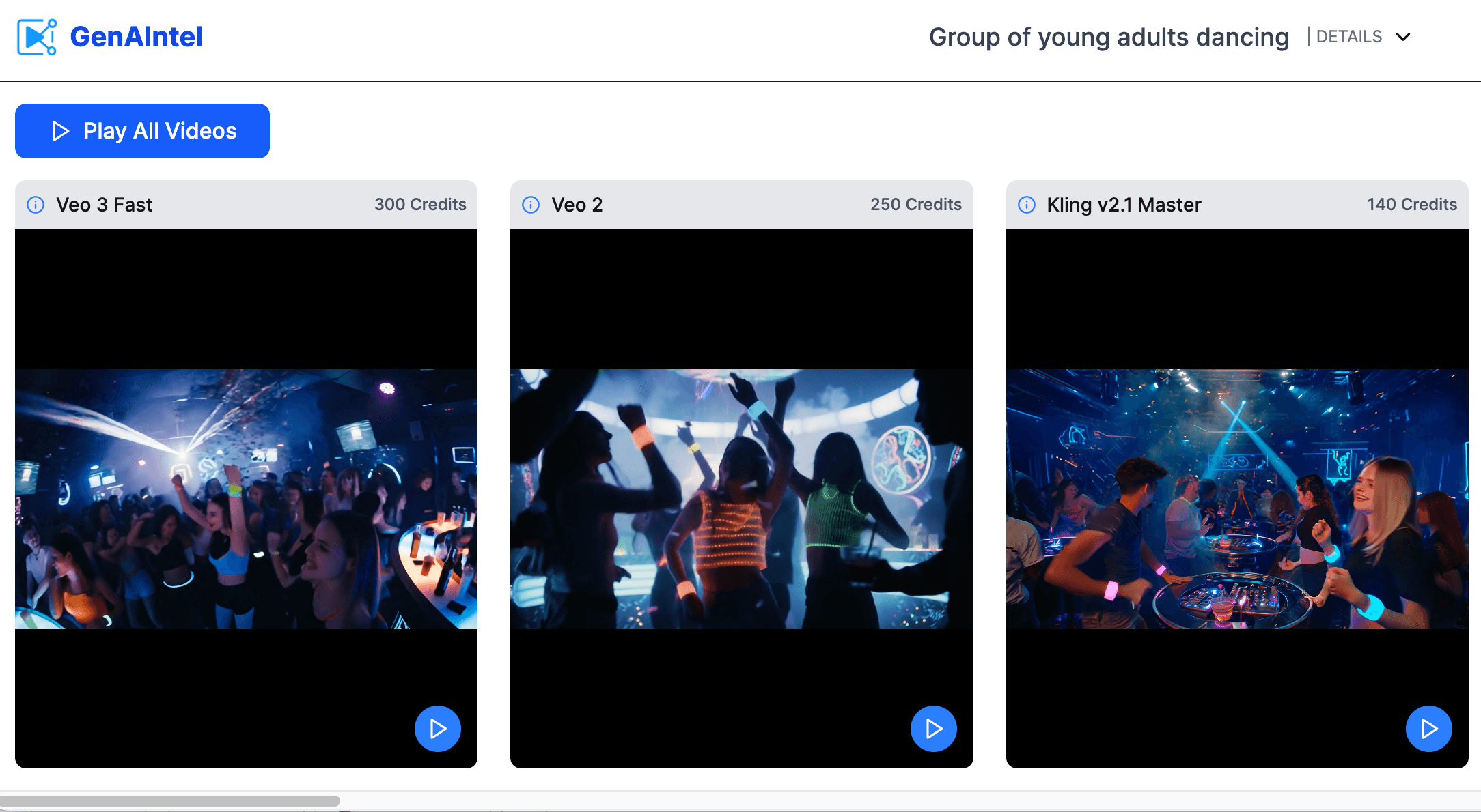 Side-by-Side Comparison - AI media creation workflow demonstration